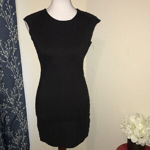 Of Two Minds Sheath Dress with Lace Detail